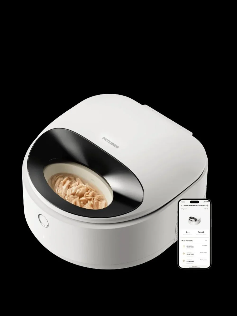 Pet Libro Smart Automatic Cat Feeder - White